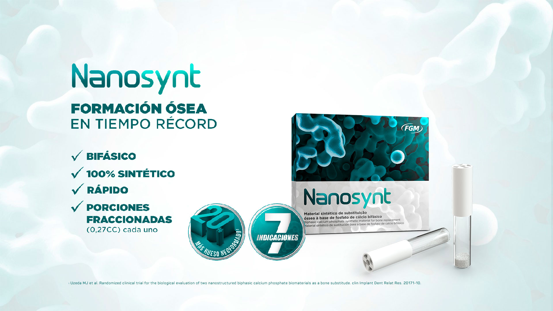 Nanosynt formación ósea Ecuador