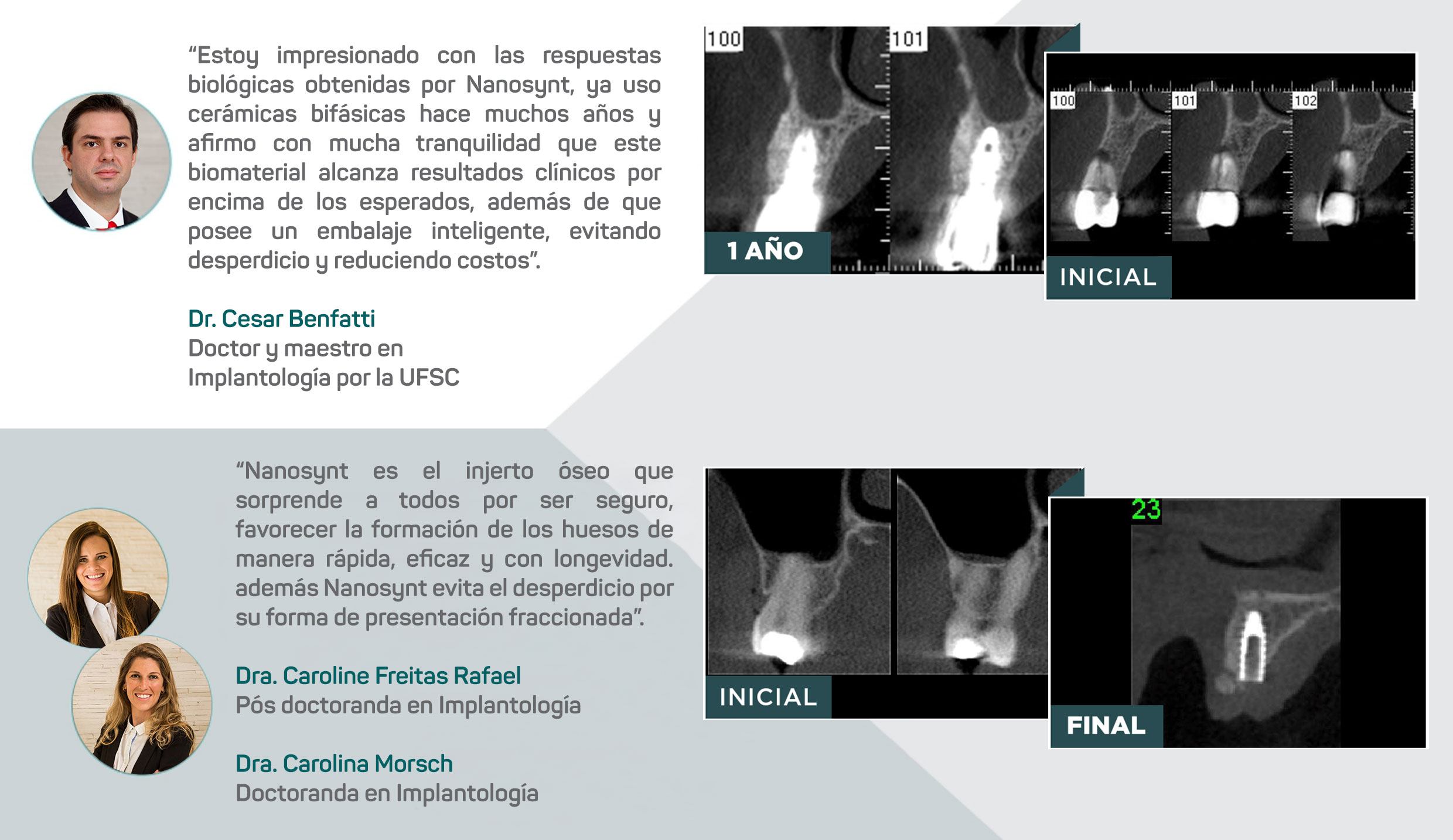 Resultados clínicos Nanosynt
